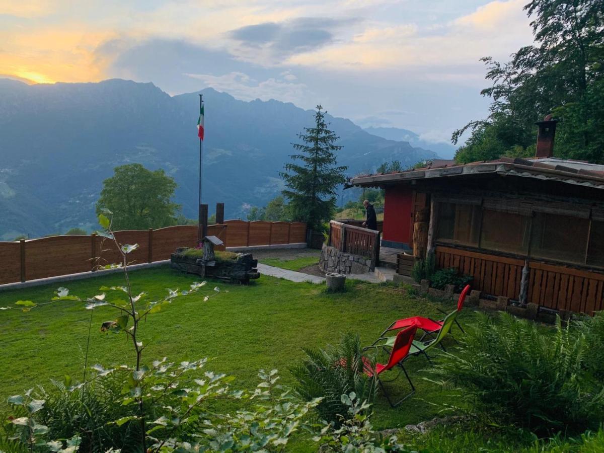 Dossena Splendido Chalet Di Montagna Immerso Nella Natura Madonna della Costa Buitenkant foto